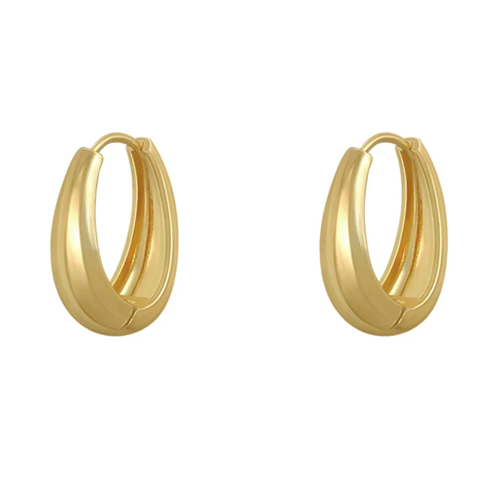 Classic Gold Hoop Earrings