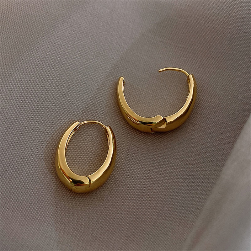 Classic Gold Hoop Earrings