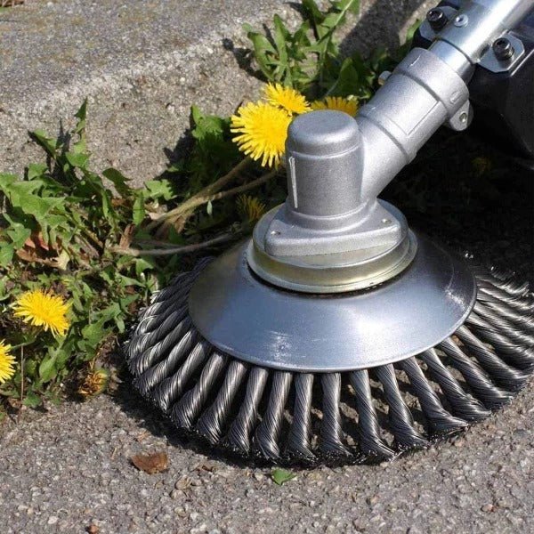 Carbon Steel Weed Brush Trimmer Head for Garden Trimmers