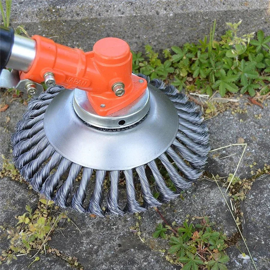 Carbon Steel Weed Brush Trimmer Head for Garden Trimmers