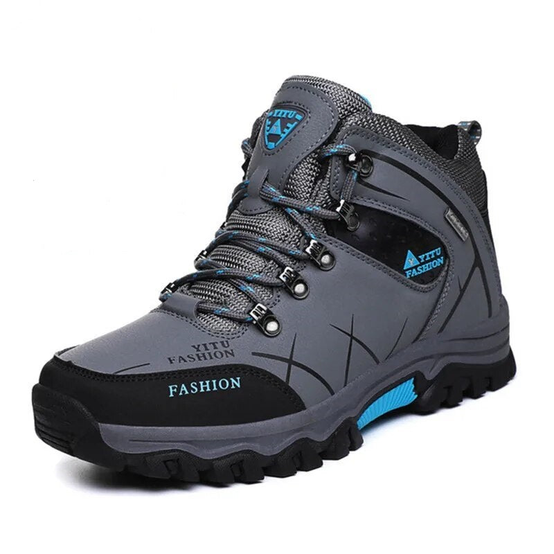 Men’s Waterproof Winter Boots – Ergonomic Sole Outdoor Boots