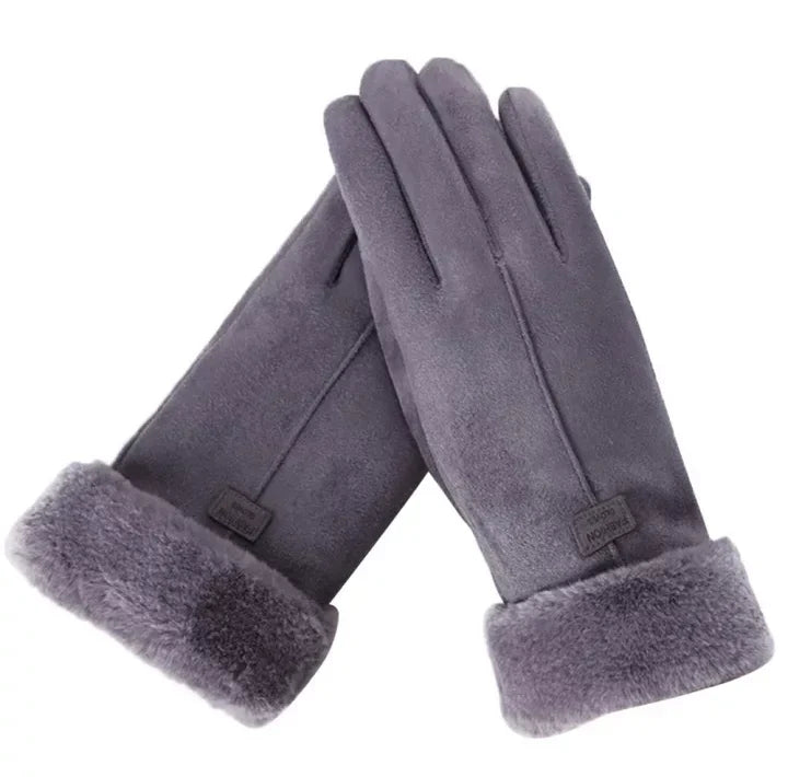 Women’s Winter Touchscreen Gloves – Soft Suede Style Warm Gloves