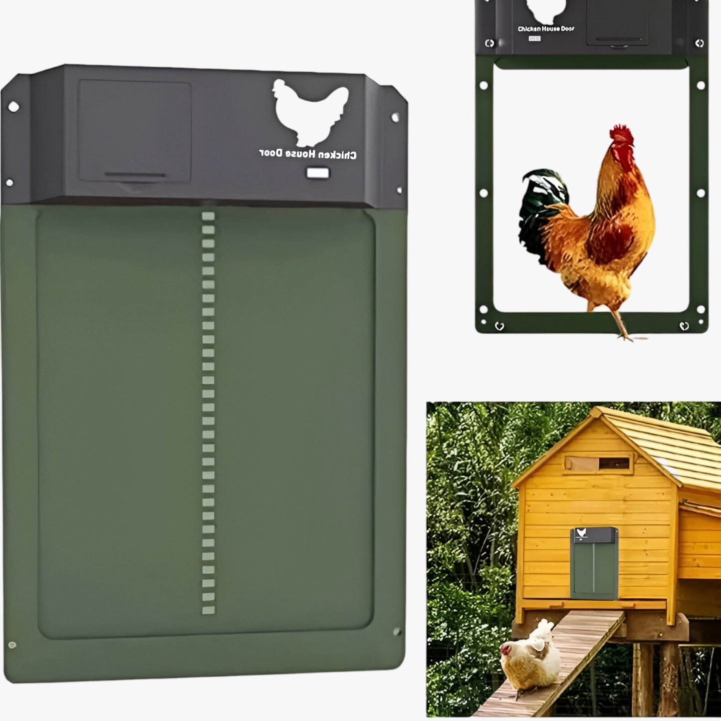 Automatic Chicken Coop Door Opener with Light Sensor & LCD Timer