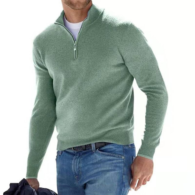 Torino Merino Wool V-Neck Sweater for Men