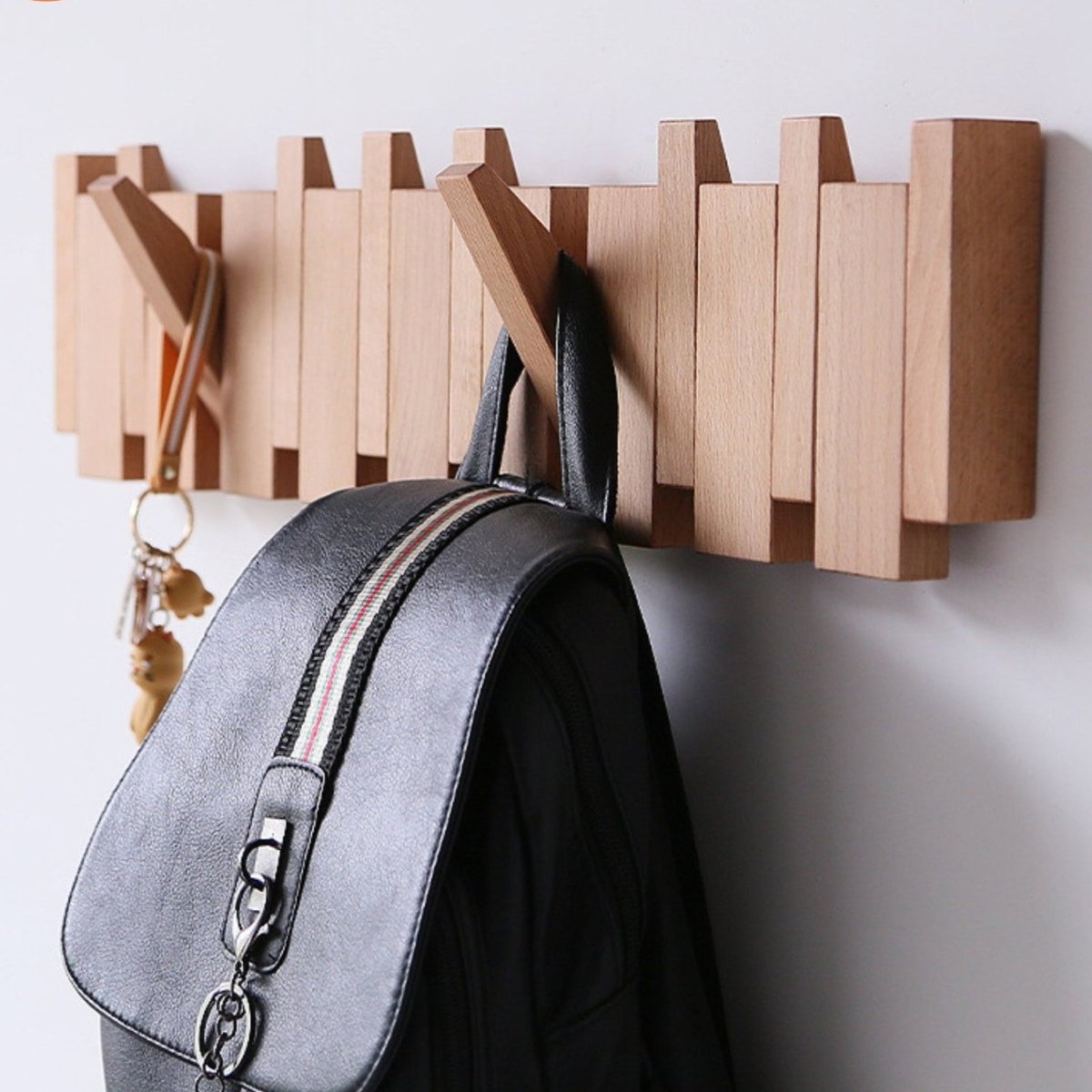 PianoCraft™ – Handcrafted Luxury Wooden Piano Coatrack