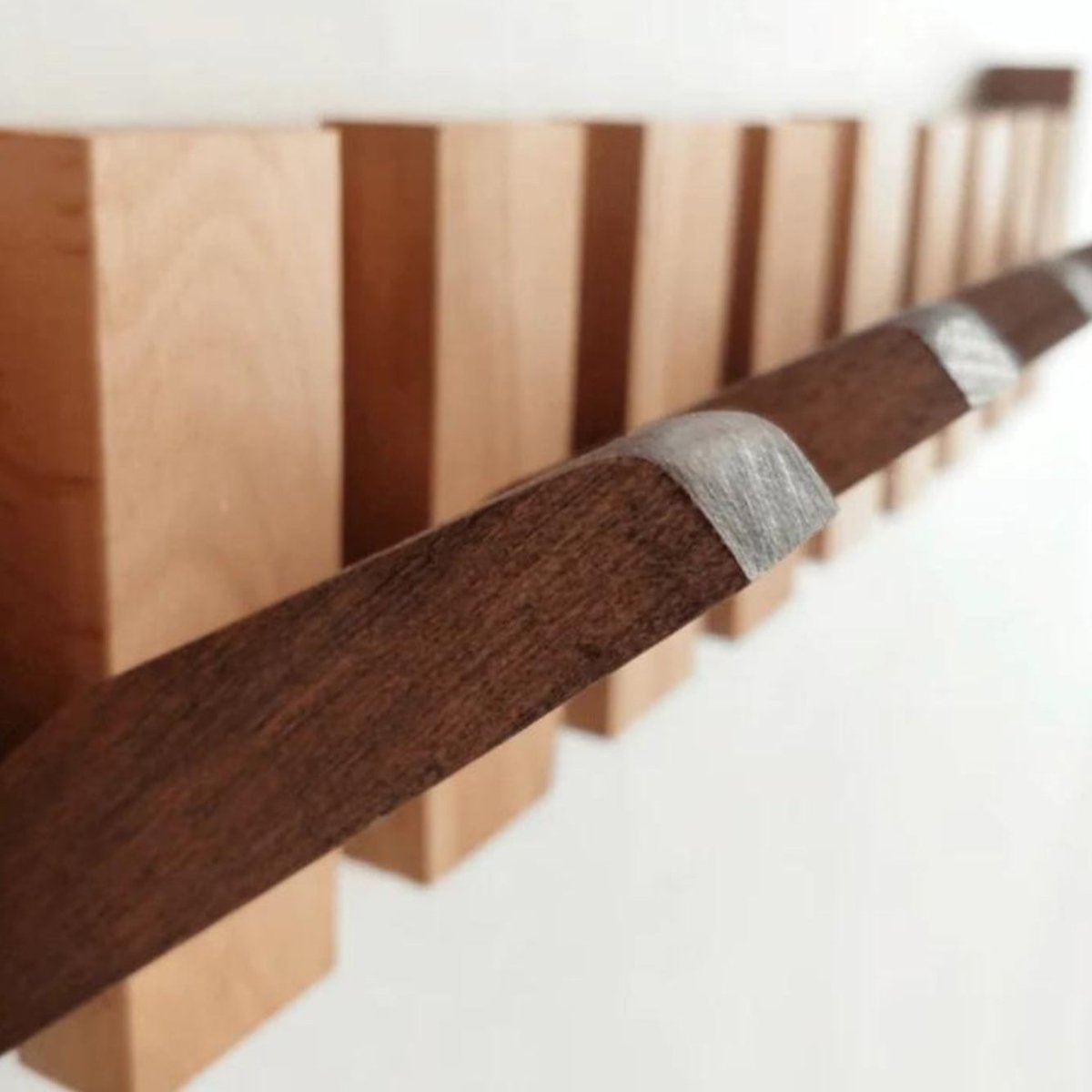 PianoCraft™ – Handcrafted Luxury Wooden Piano Coatrack