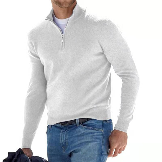 Torino Merino Wool V-Neck Sweater for Men