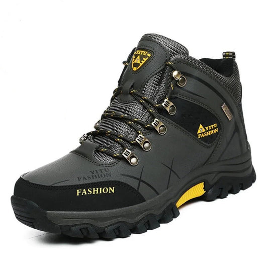 Men’s Waterproof Winter Boots – Ergonomic Sole Outdoor Boots
