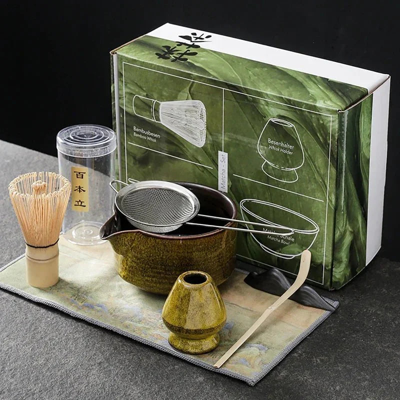 ZenMatcha – 7-Piece Japanese Matcha Tea Set for Authentic Preparation