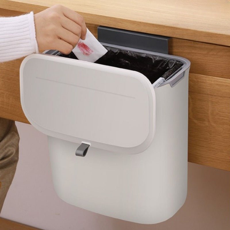 Compacta™ – Space-Saving Kitchen Waste Bin with Odor-Control Lid