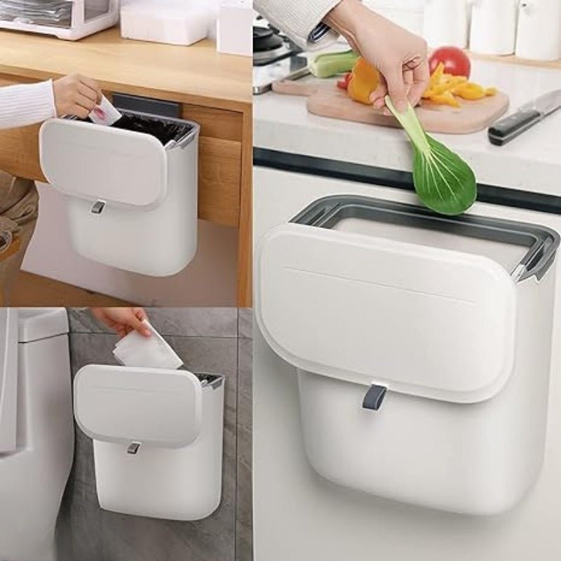 Compacta™ – Space-Saving Kitchen Waste Bin with Odor-Control Lid