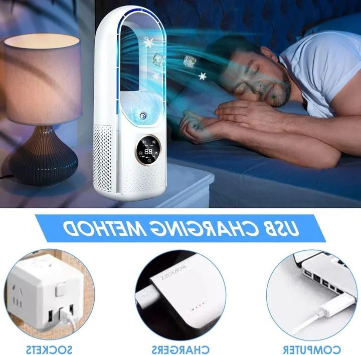 AeroSilence Blade-Free Portable Air Cooler