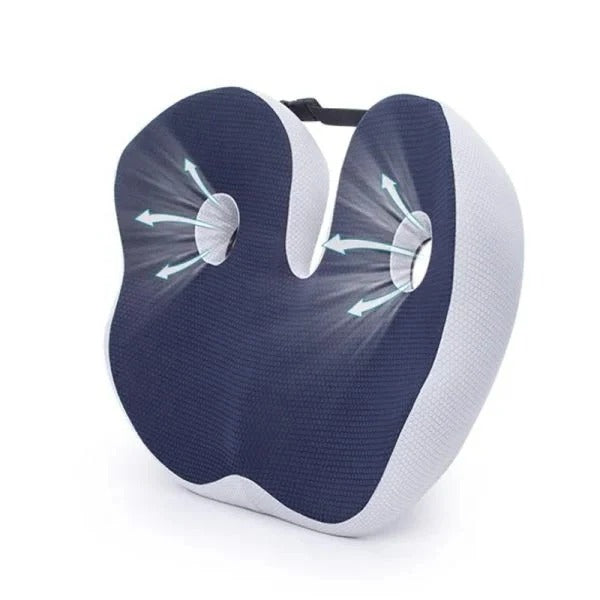 PostureNest Adjustable Memory Foam Seat Cushion