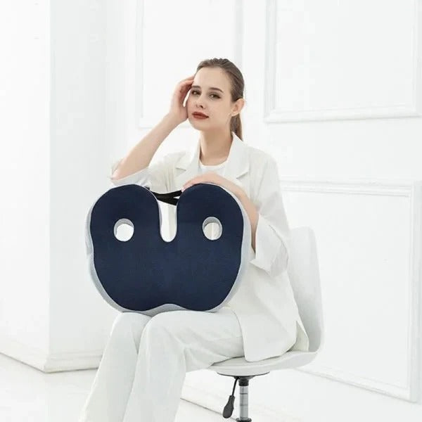 PostureNest Adjustable Memory Foam Seat Cushion