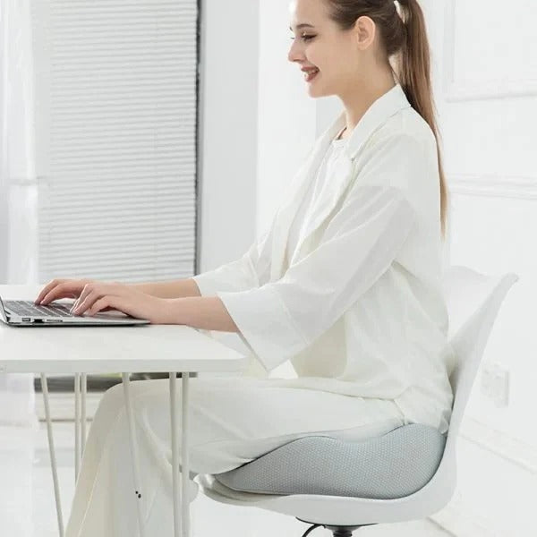 PostureNest Adjustable Memory Foam Seat Cushion