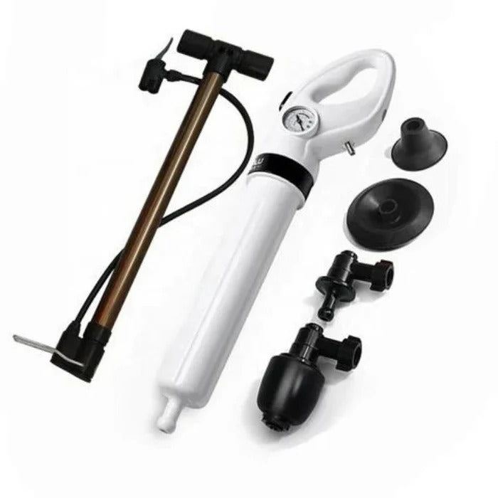High Pressure Toilet Plunger & Drain Unblocker