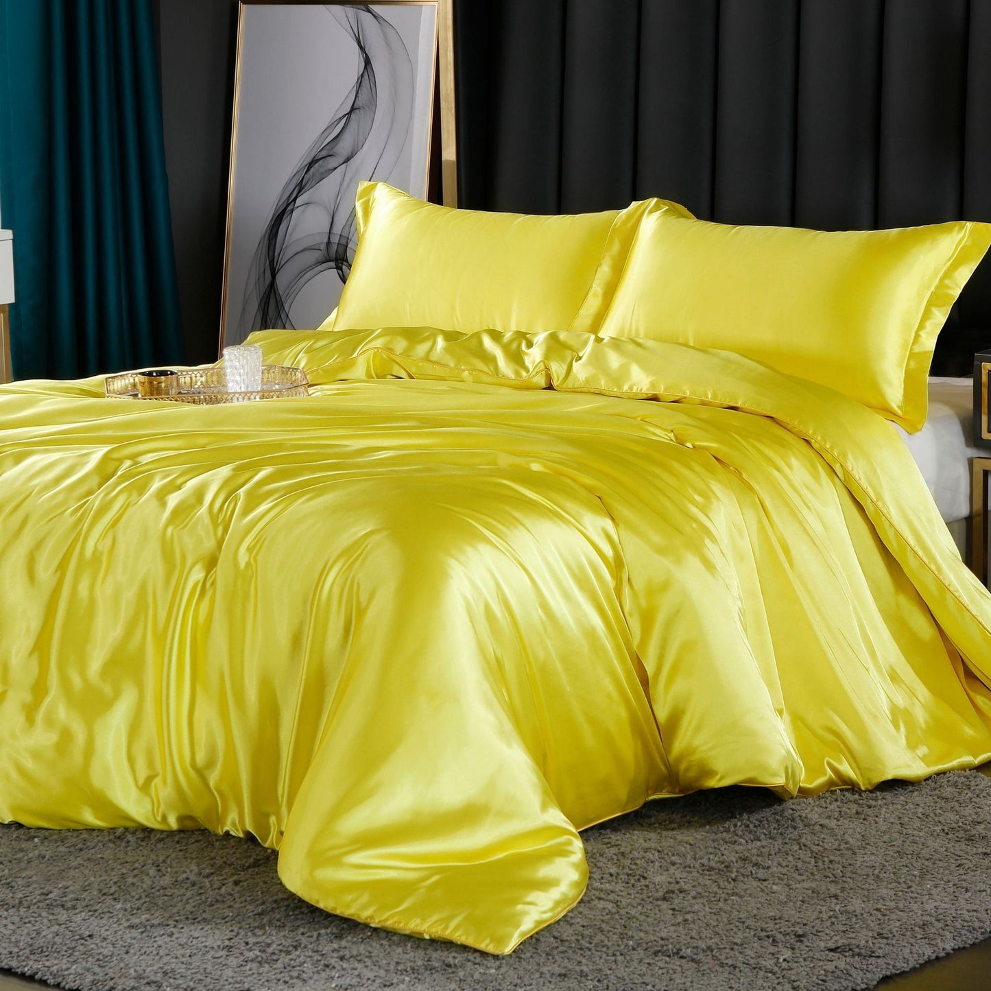 SilkAura - 4-Piece Silk Luxury Bedding
