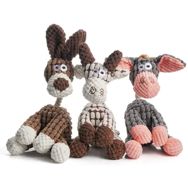 TitanPlush™ Durable Plush Toy for Aggressive Chewers