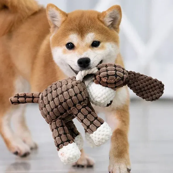 TitanPlush™ Durable Plush Toy for Aggressive Chewers