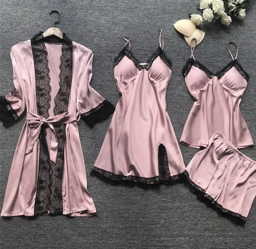 Aurora – Luxe Satin Nightwear Set