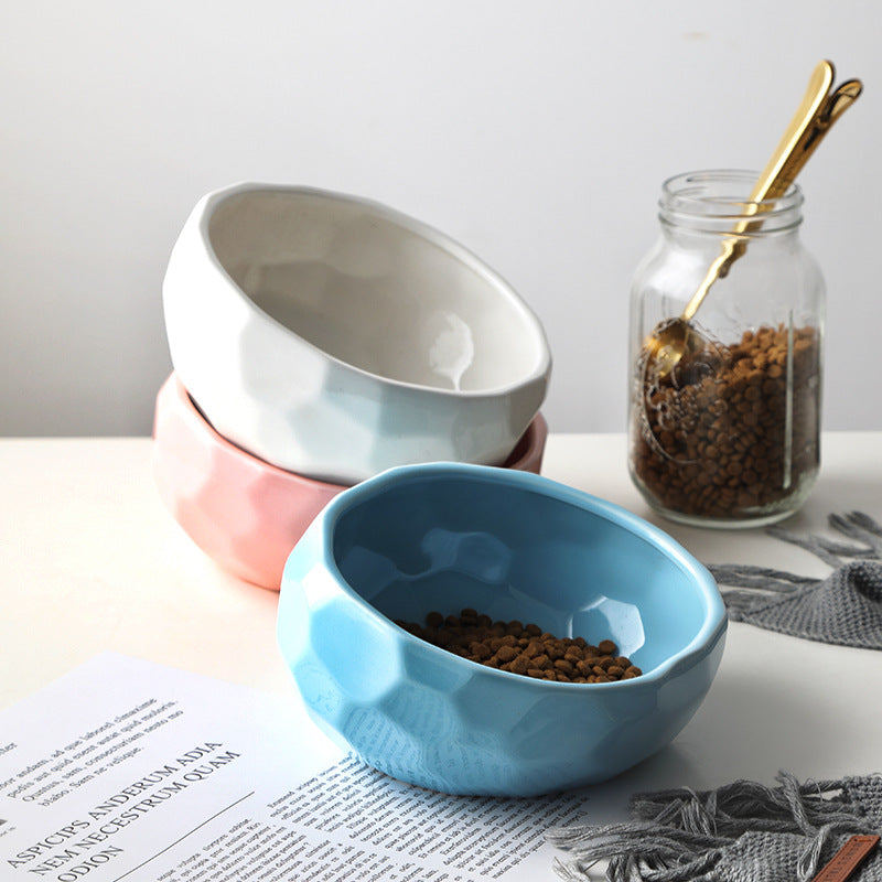 PawRise – Ergonomic Elevated Pet Food Bowl with Non-Slip Wooden Stand