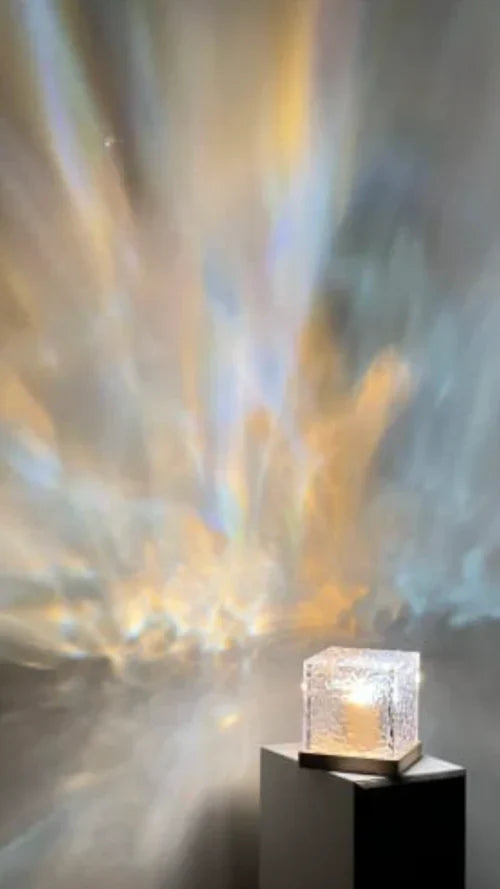 AuroraGlow – Northern Lights Lamp with 16 Colors