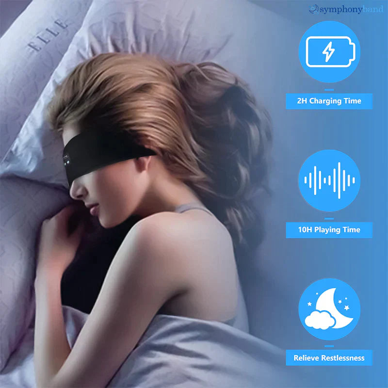 Bluetooth-Schlafmaske mit kabellosem Audio-Stirnband