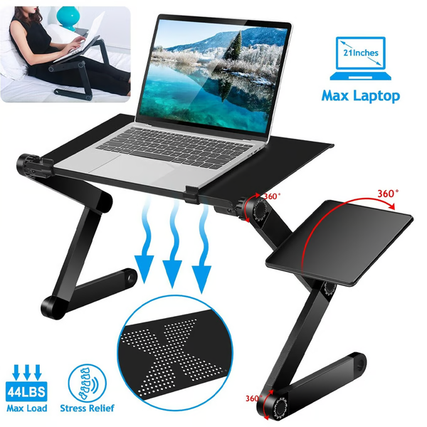 FlexStand – 360° Adjustable Ergonomic Laptop Stand (7–21")