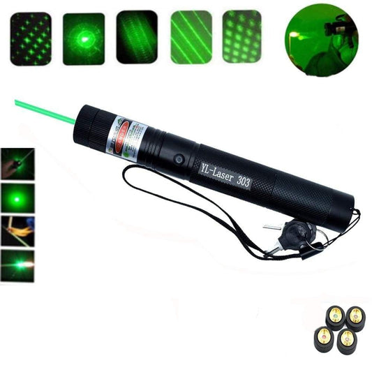 Adjustable Focus Laser Pointer with Safety Lock