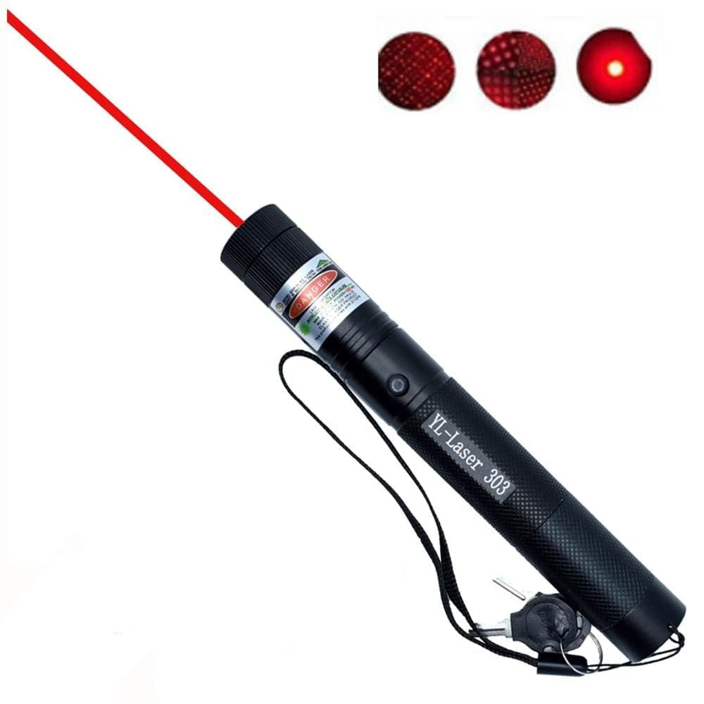 Adjustable Focus Laser Pointer with Safety Lock