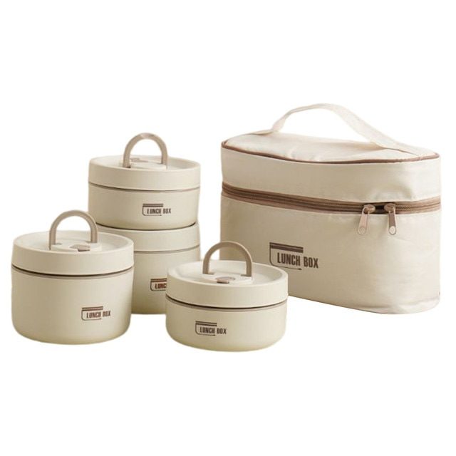 ThermoBox™ Insulated Multi-Layer Lunch Box with FREE Carry Bag