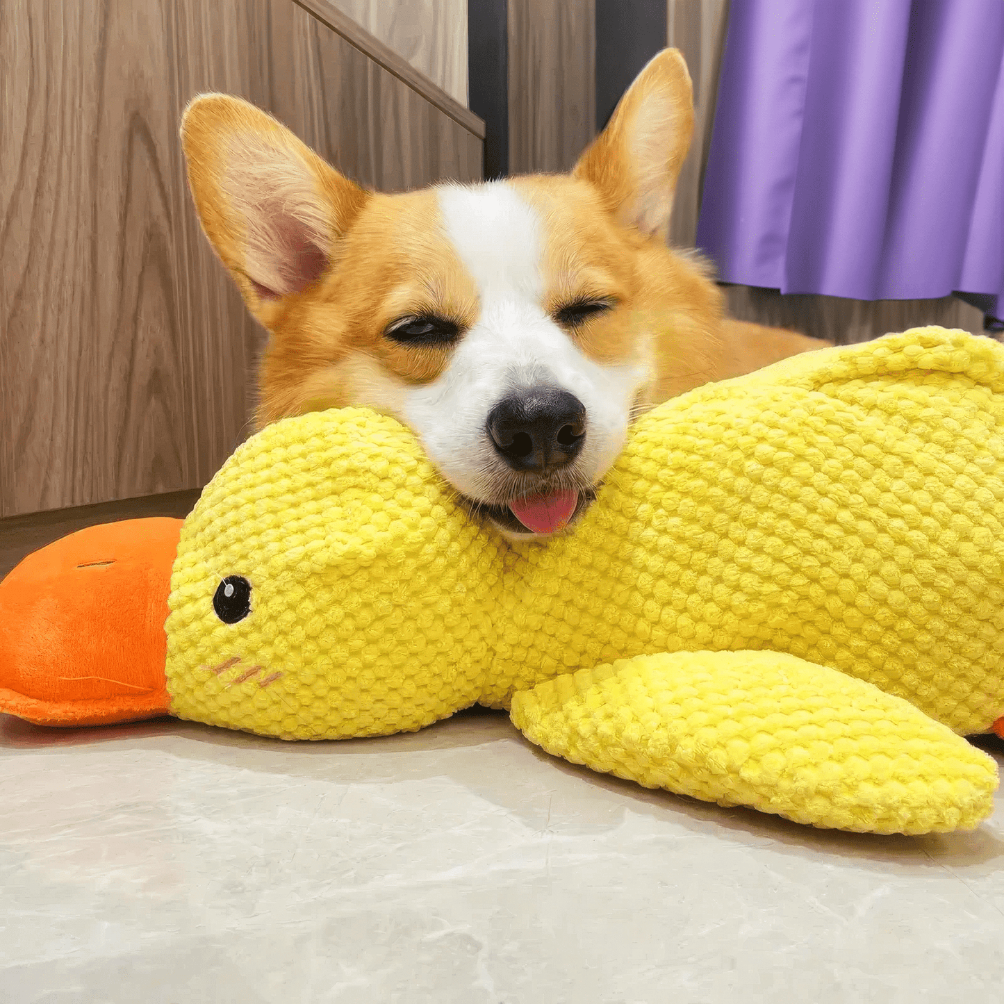Calming Durable Duck Dog Toy