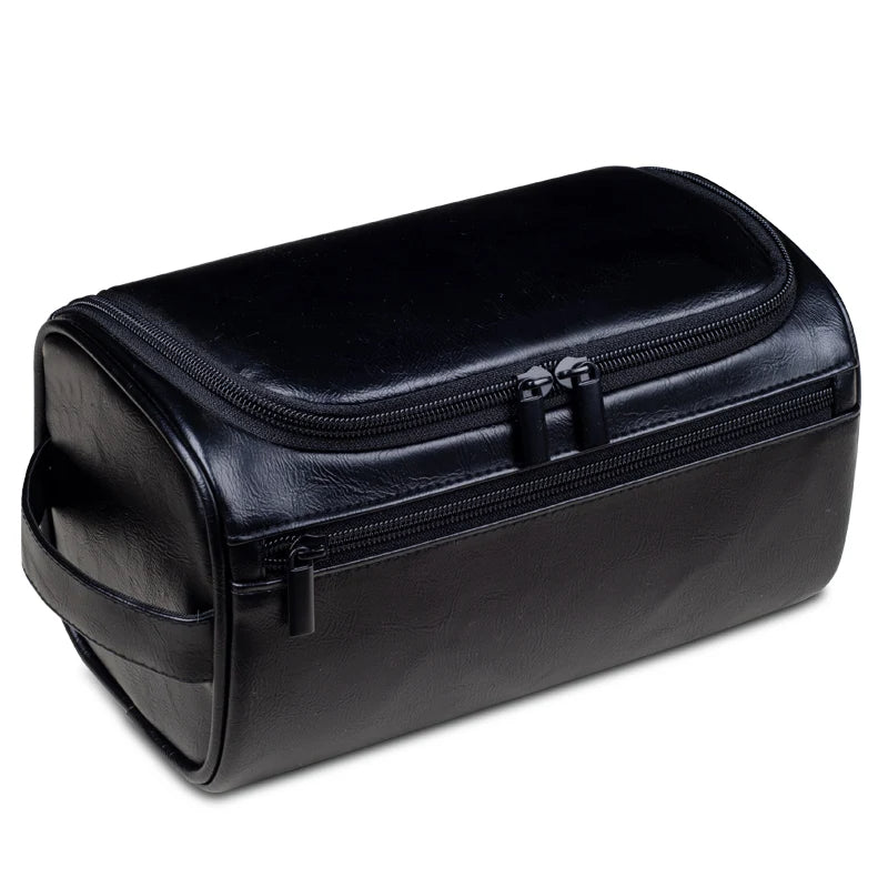 Premium Leather Travel Toiletry Bag