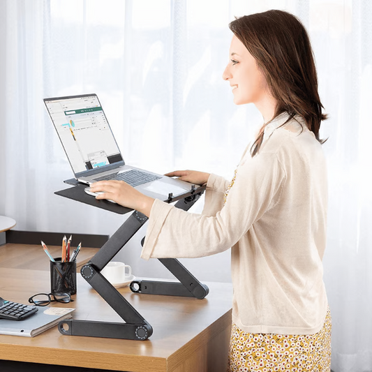 FlexStand – 360° Adjustable Ergonomic Laptop Stand (7–21")