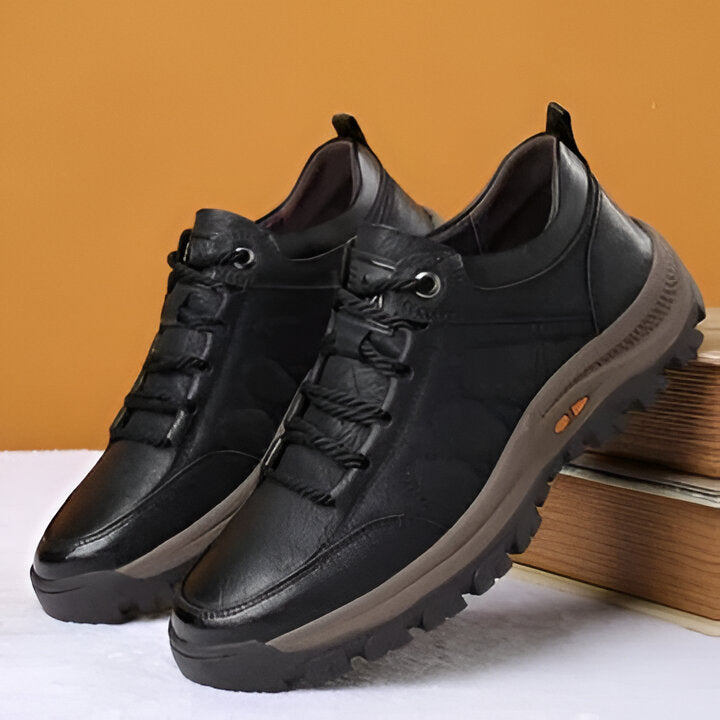 StrideEase™ Men’s Casual Leather Shoes with Arch Support