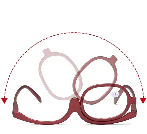 Rotating Makeup Magnifying Glasses