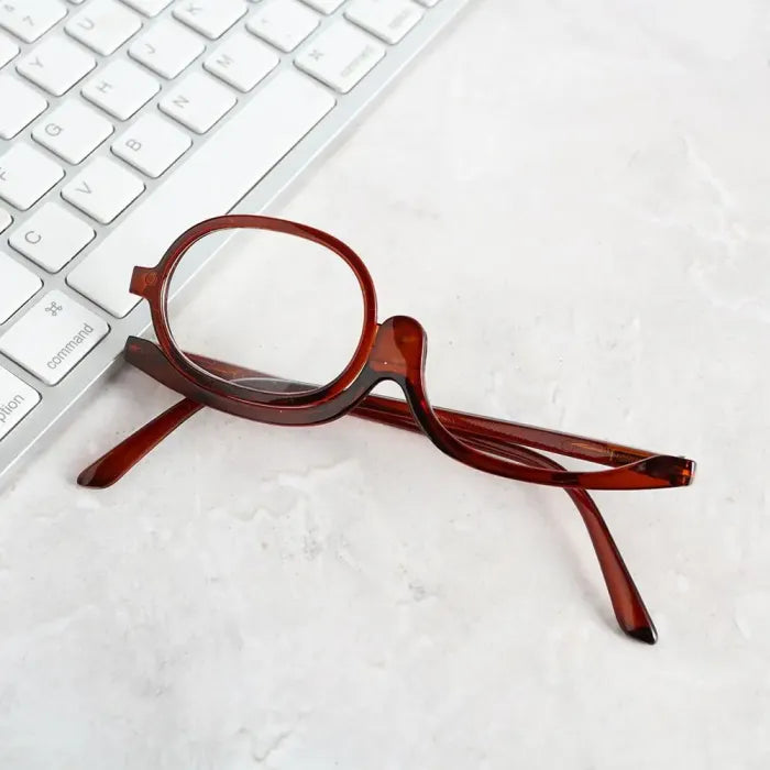 Rotating Makeup Magnifying Glasses