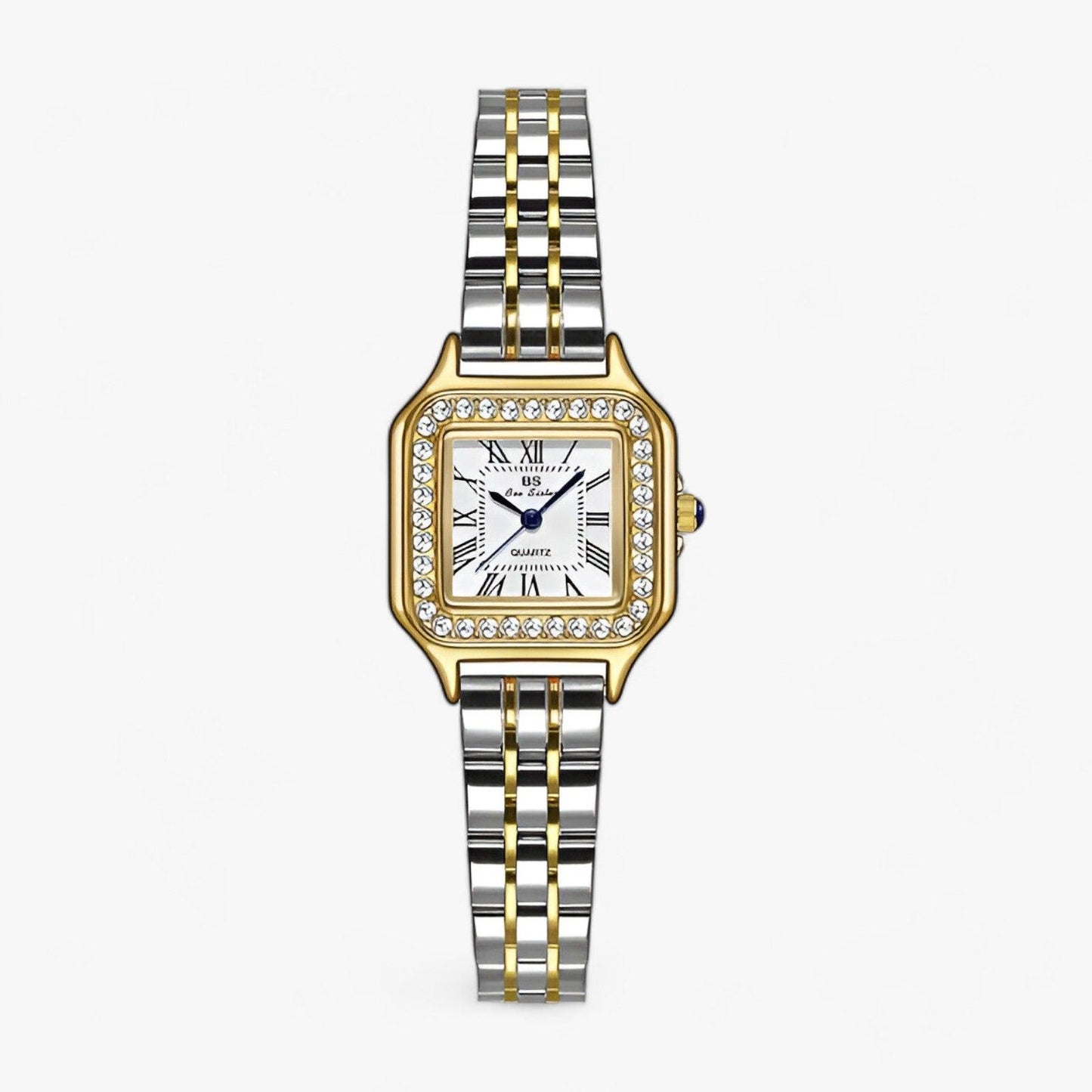 Square Stainless Steel Wrist Watch Minimalist Style