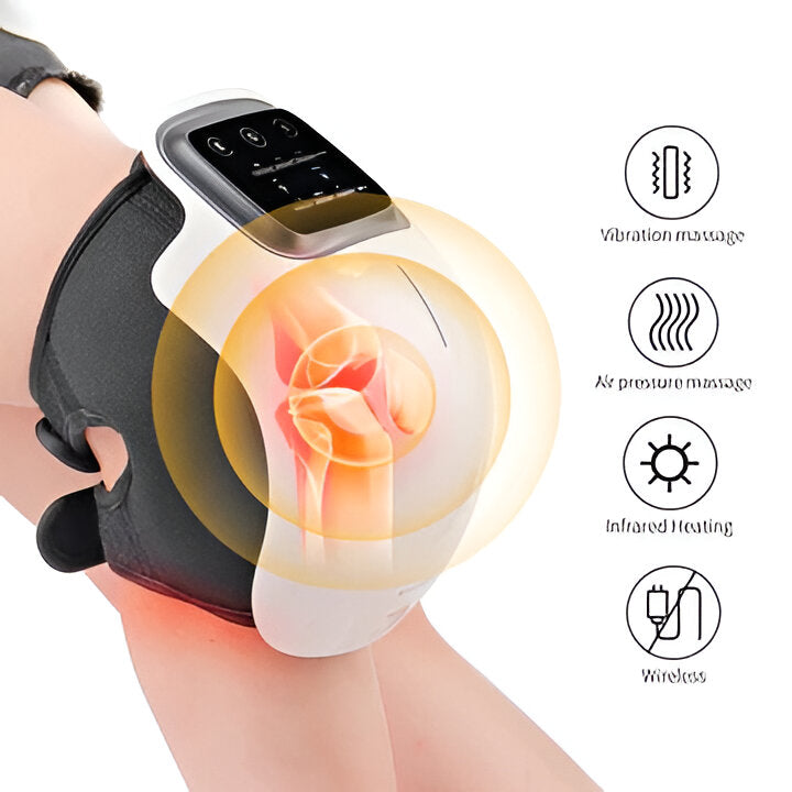 ThermaKnee™ Portable Knee Massager with Heat Therapy
