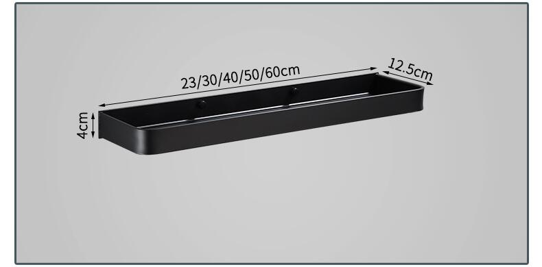 AeroRack Modern Wall Shelf – Sleek Aluminum Storage Rack