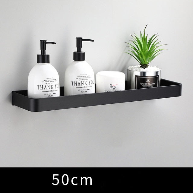 AeroRack Modern Wall Shelf – Sleek Aluminum Storage Rack