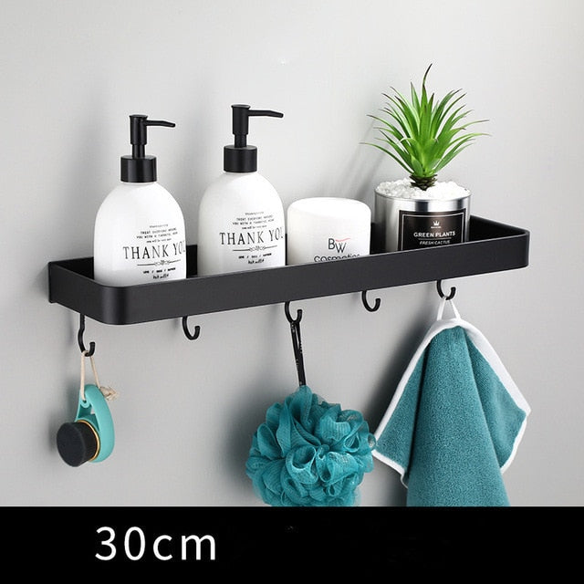 AeroRack Modern Wall Shelf – Sleek Aluminum Storage Rack