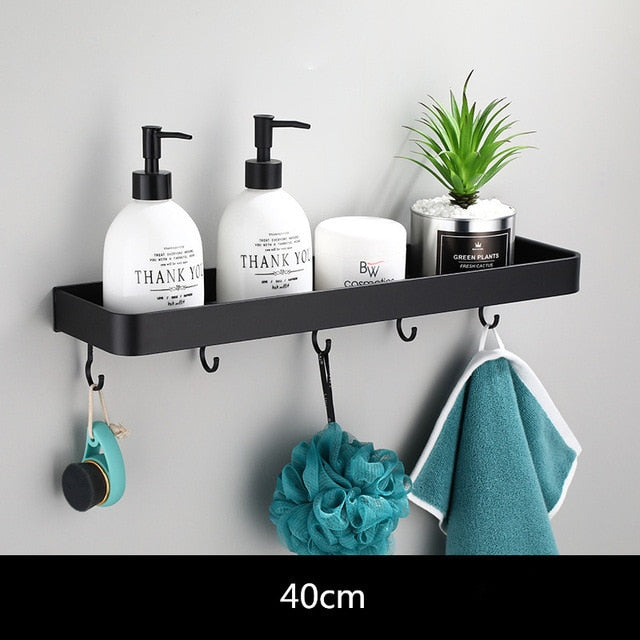 AeroRack Modern Wall Shelf – Sleek Aluminum Storage Rack