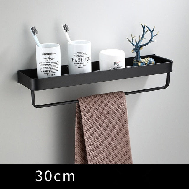 AeroRack Modern Wall Shelf – Sleek Aluminum Storage Rack