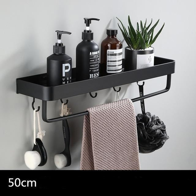 AeroRack Modern Wall Shelf – Sleek Aluminum Storage Rack