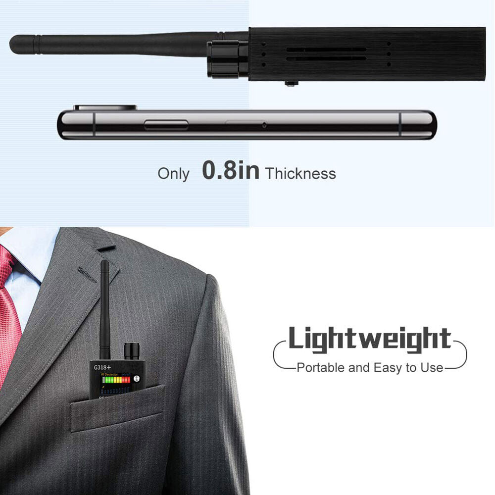Portable RF Signal Detector Hidden Camera and GPS Finder