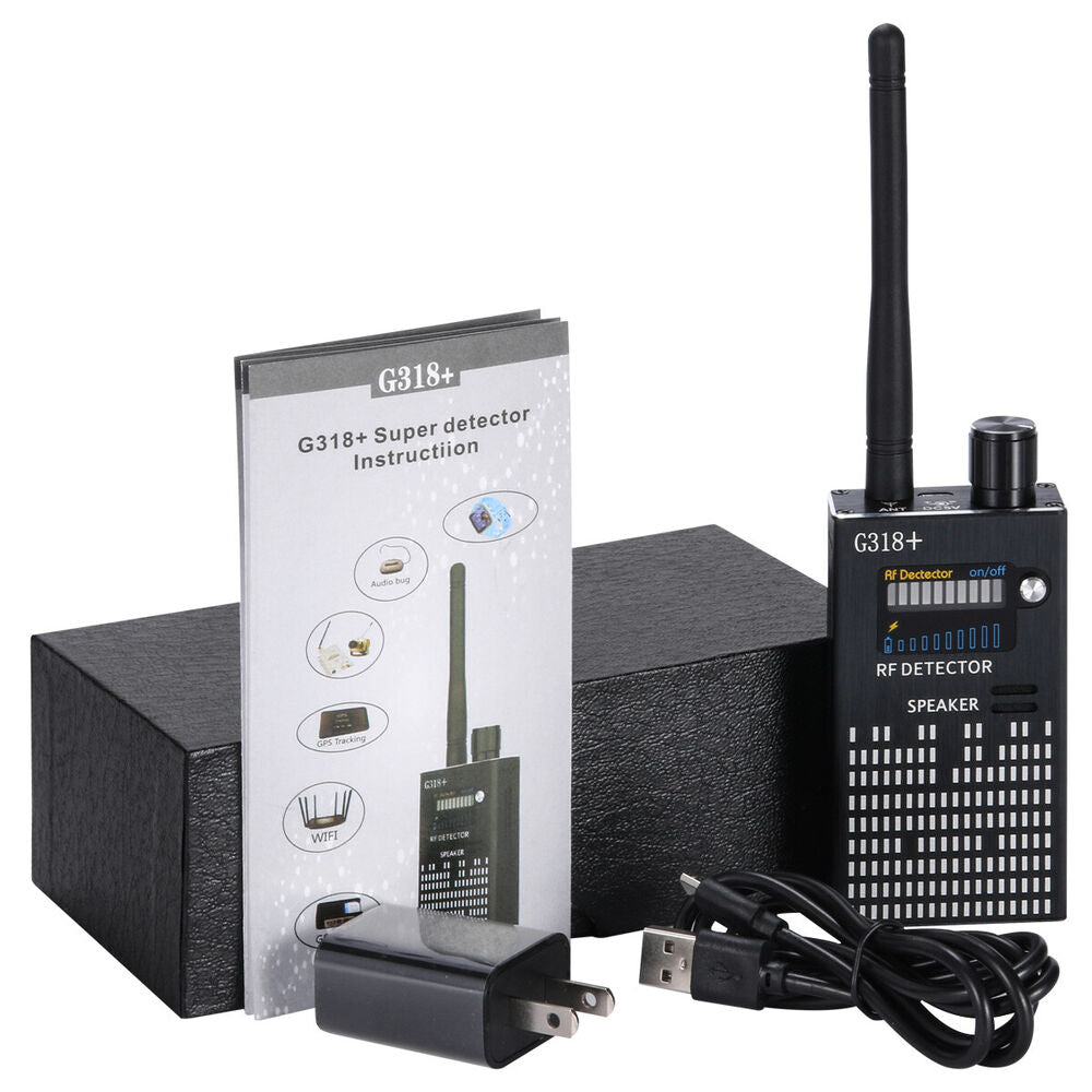 Portable RF Signal Detector Hidden Camera and GPS Finder