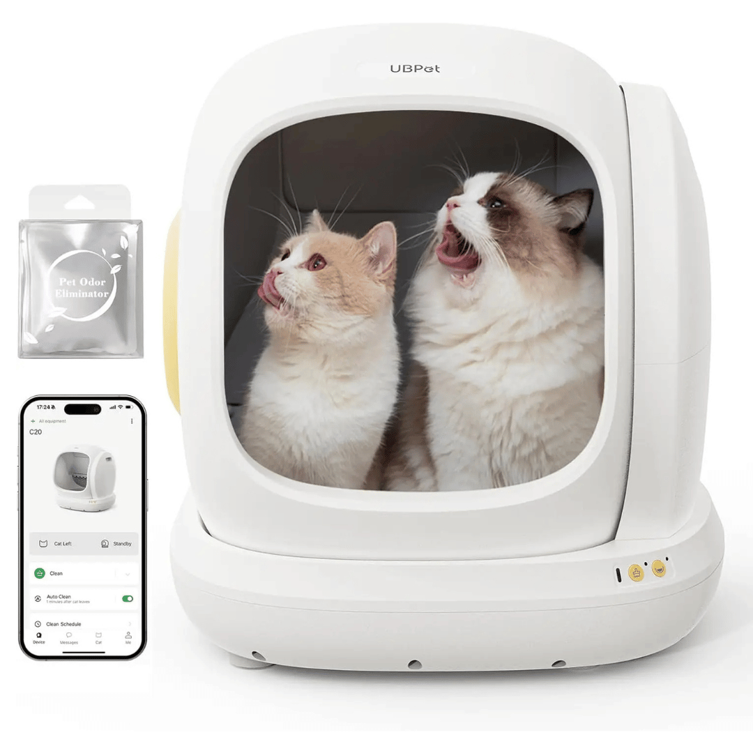AutoPurr™ Smart Self-Cleaning Cat Litter Box with App Health Tracking
