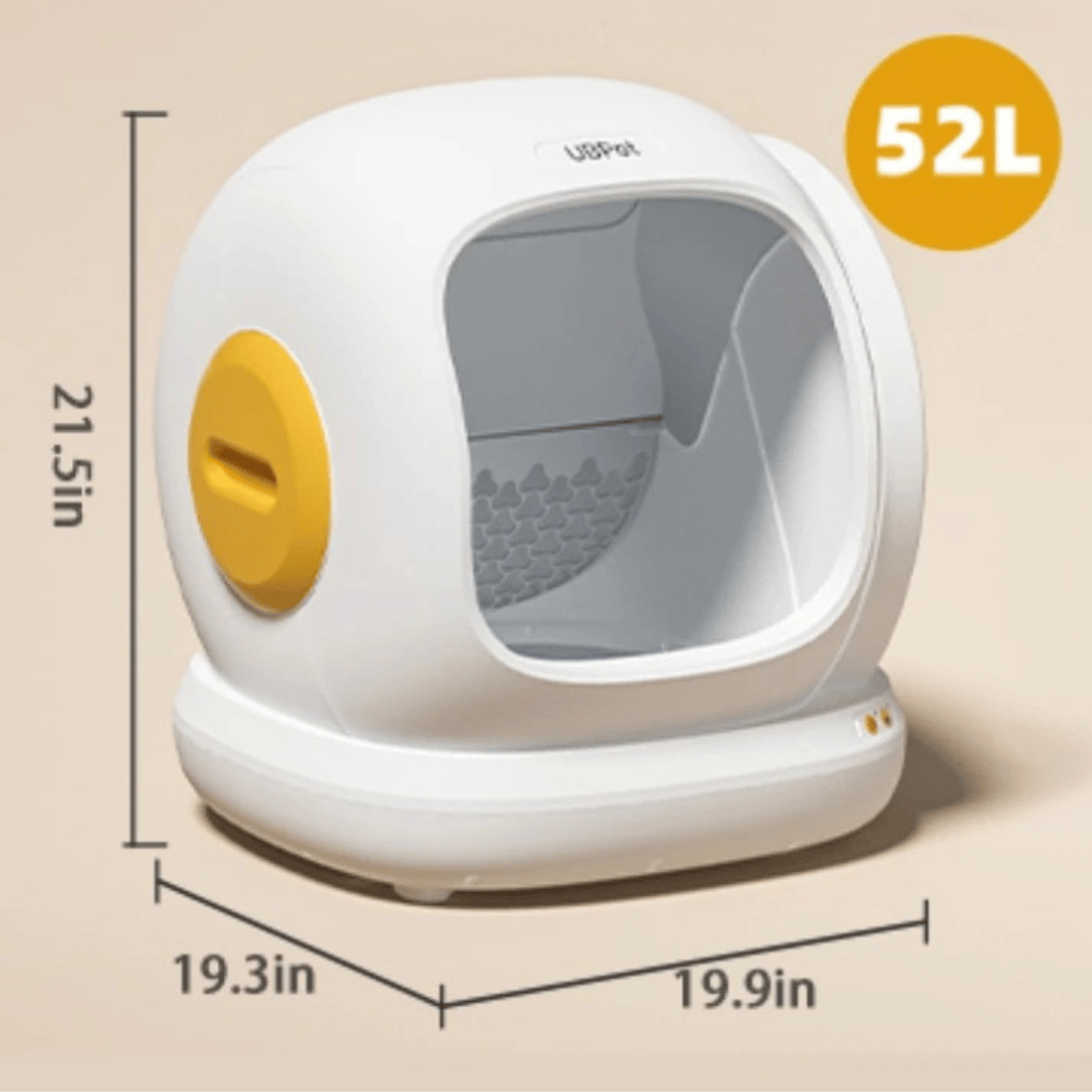 AutoPurr™ Smart Self-Cleaning Cat Litter Box with App Health Tracking