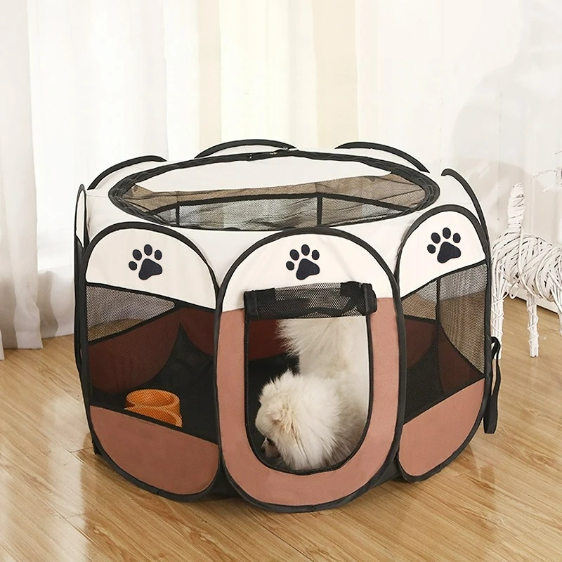 PupTent™ Foldable Puppy Play Pen – Cozy Indoor & Outdoor Pet Haven